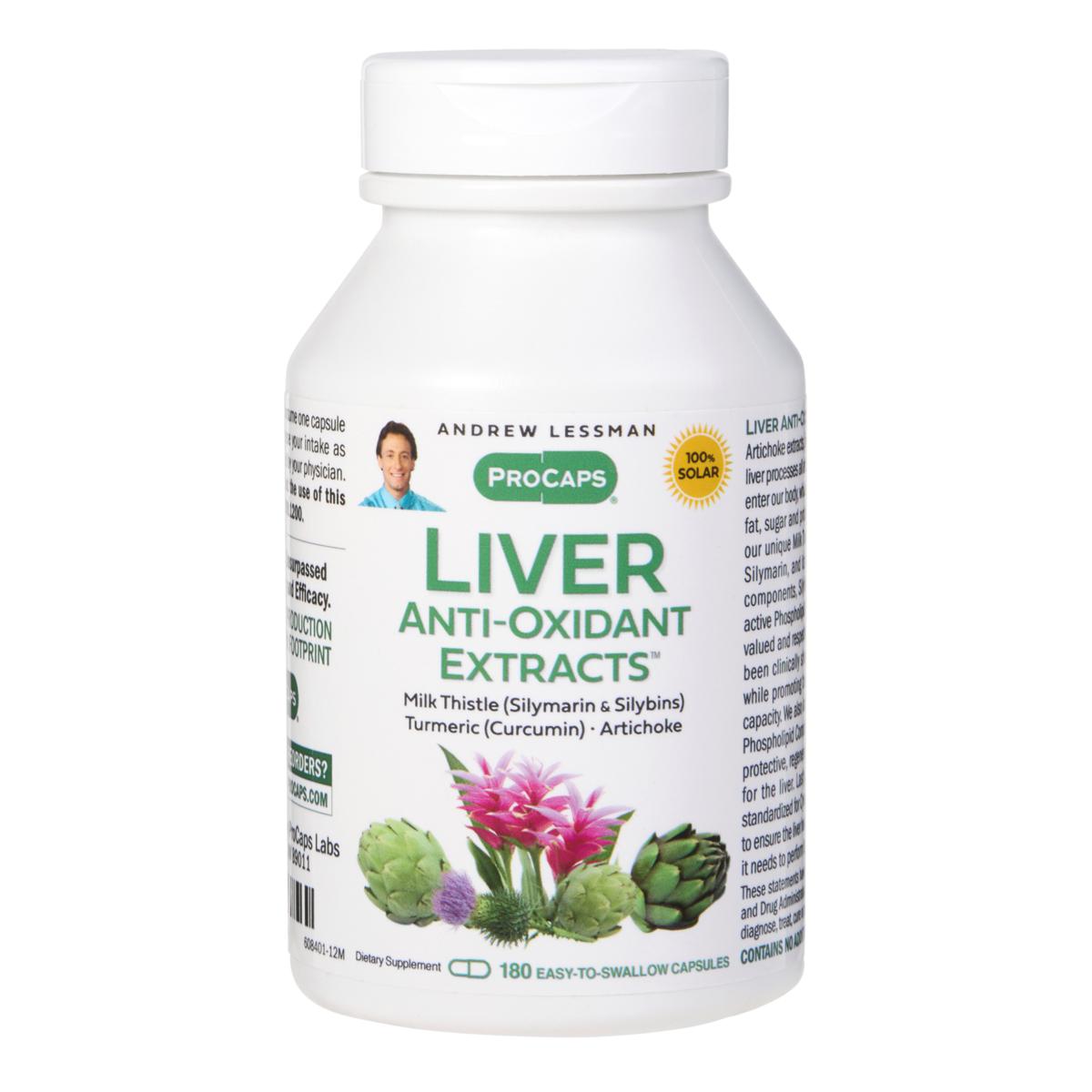 Liver AntiOxidant Extracts 180 Capsules 20767686 HSN