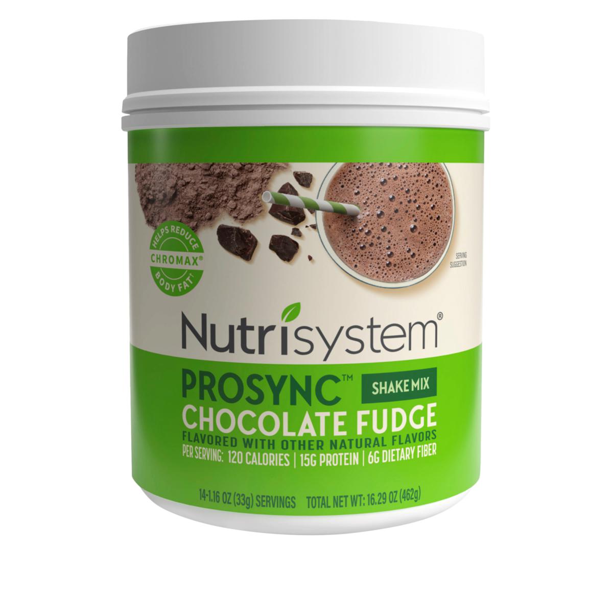 Nutrisystem Chocolate Fudge Prosync Shake Mix AutoShip® 20767875 HSN