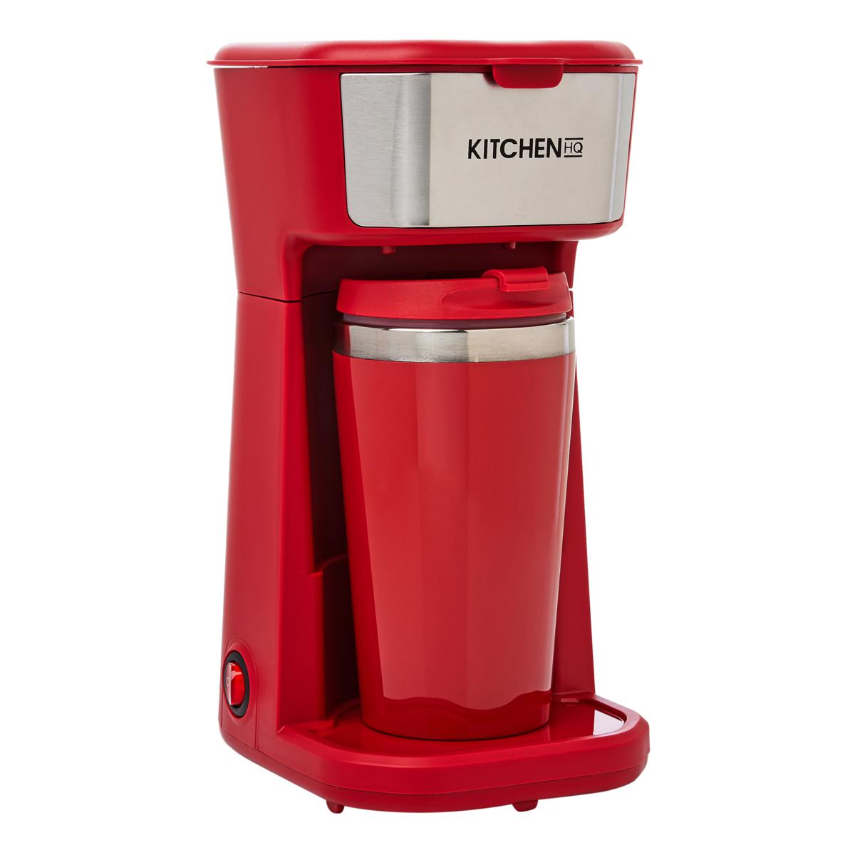 Kitchen HQ Single Coffee Maker with Travel Mug 20805278 HSN