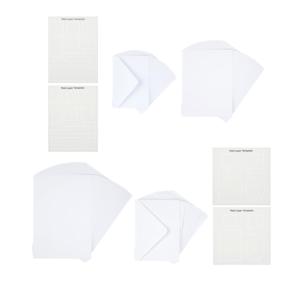 Crafter's Companion Shaped Step Card Bases and Envelopes 20809139 HSN