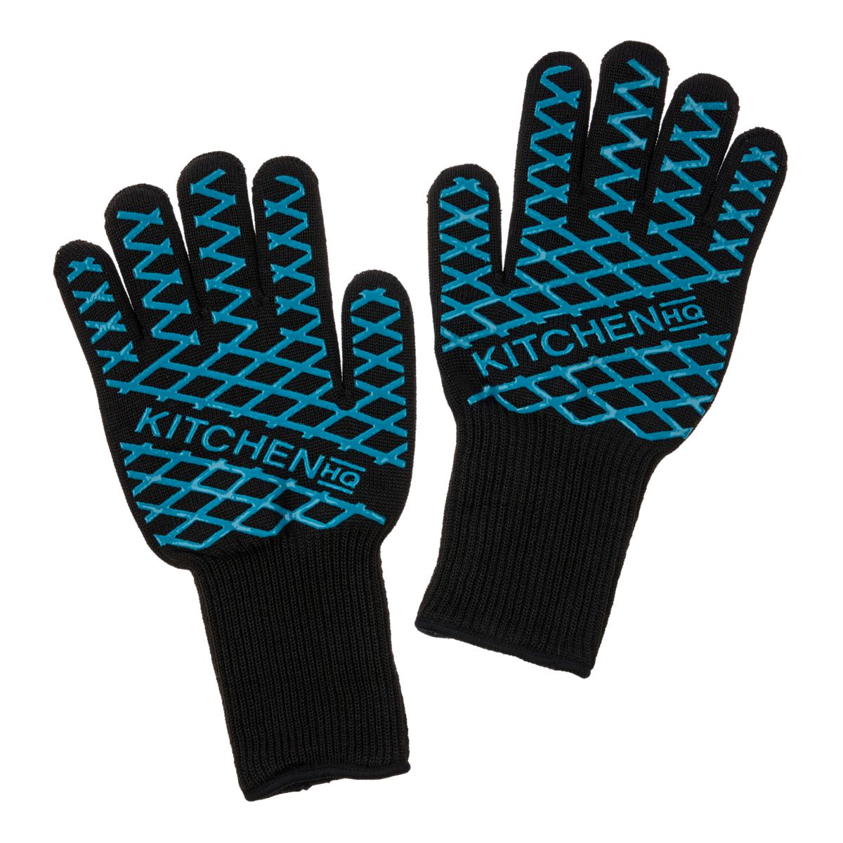 Kitchen HQ 2 Pack Heat Resistant Oven Grill Gloves 20824205 HSN    ~834393 9HS 