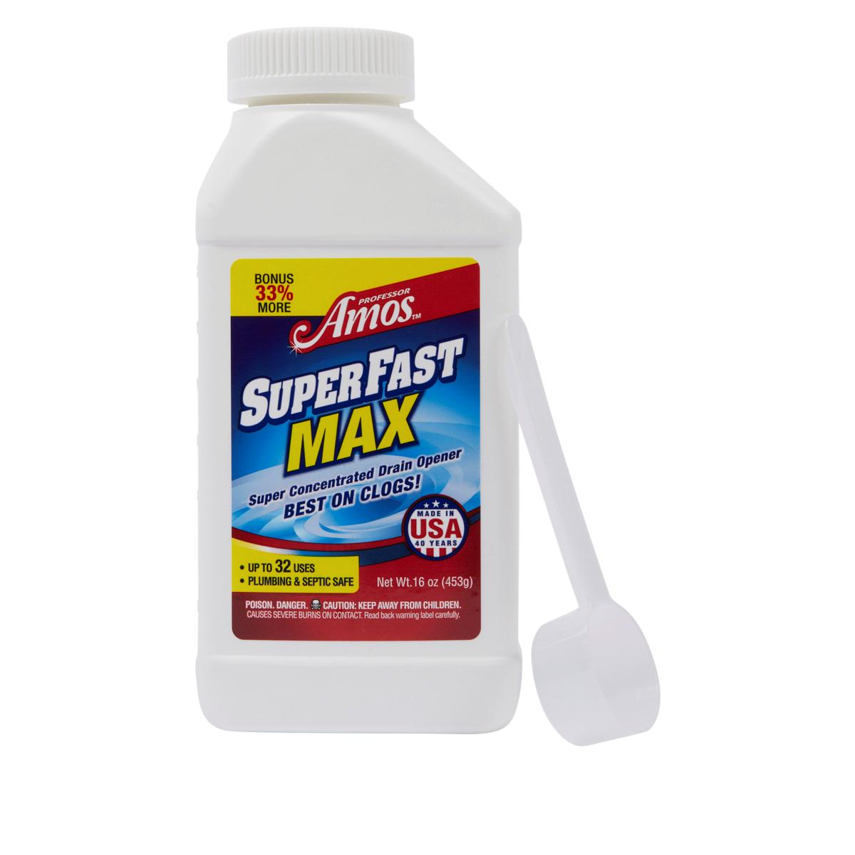 Professor Amos SuperFast Max Concentrated 16 oz. Drain Cleaning Set