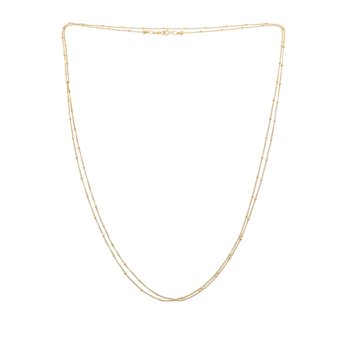 Made by Malyia Perpetual 50" 14K GoldFilled Chain Wrap Necklace