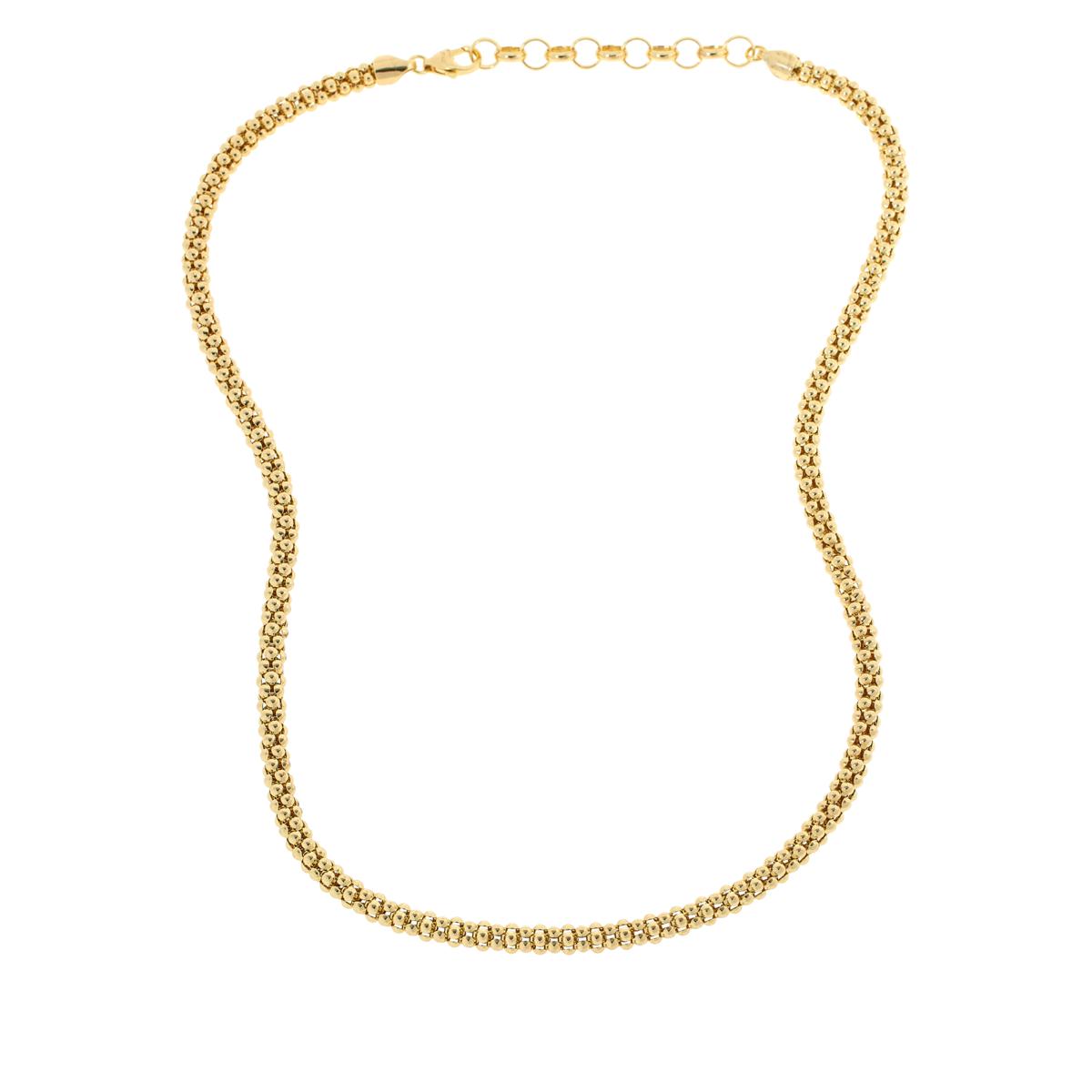 Bellezza 20" Bronze PopcornLink Chain Necklace 20913337 HSN