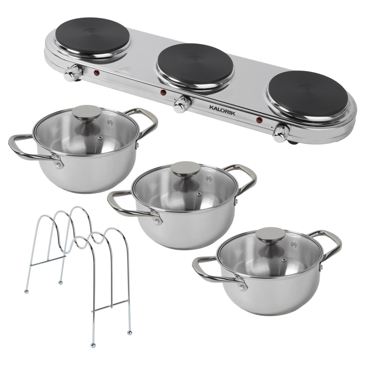 BEZIA 8 Quart Stainless Steel Stockpot With Lid - Triple-Layer Bottom, Induction Compatible, Dishwasher Safe For Soups, Pasta, Stews