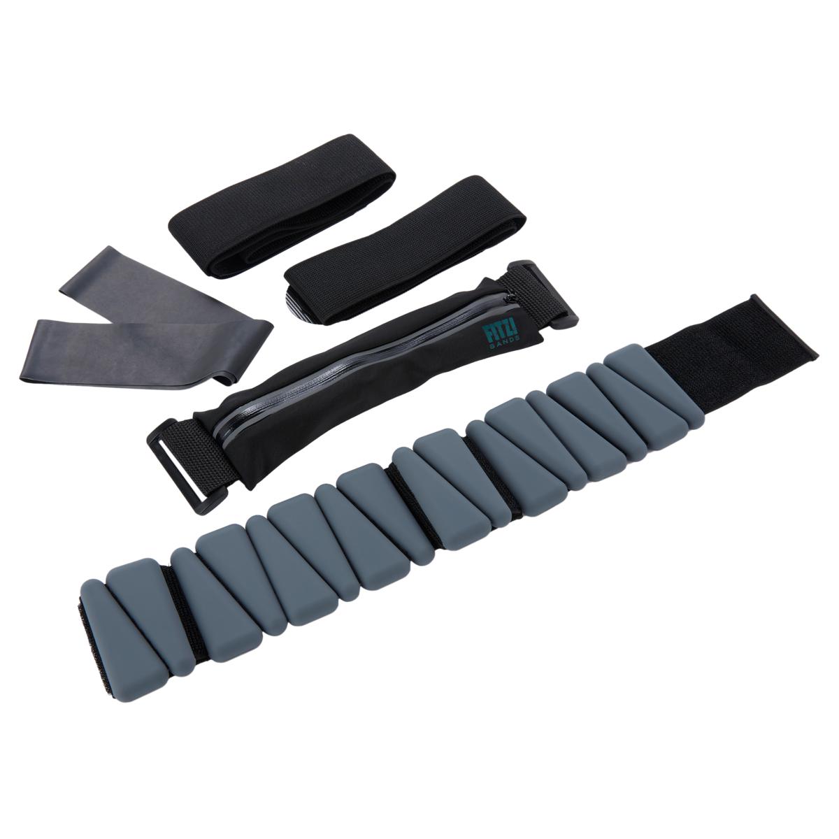 FitQuest Fitzi Bands Wrist Weights with Running Pouch 21199527 HSN