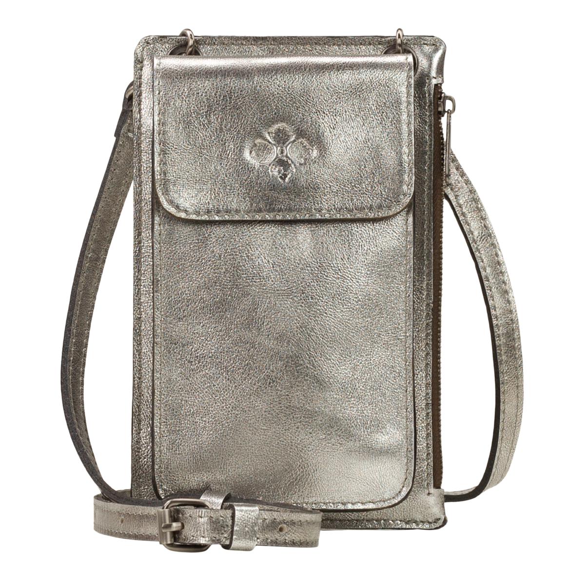 Patricia Nash Chiavella Leather Phone Crossbody Wallet 21211330 HSN