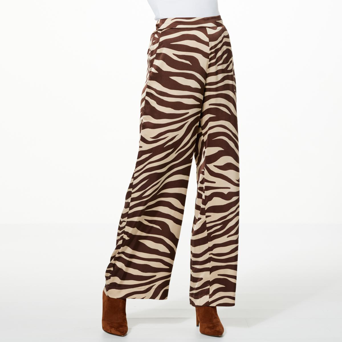 Iman Global Chic Printed Woven Pull On Palazzo Pant 21626646 Hsn