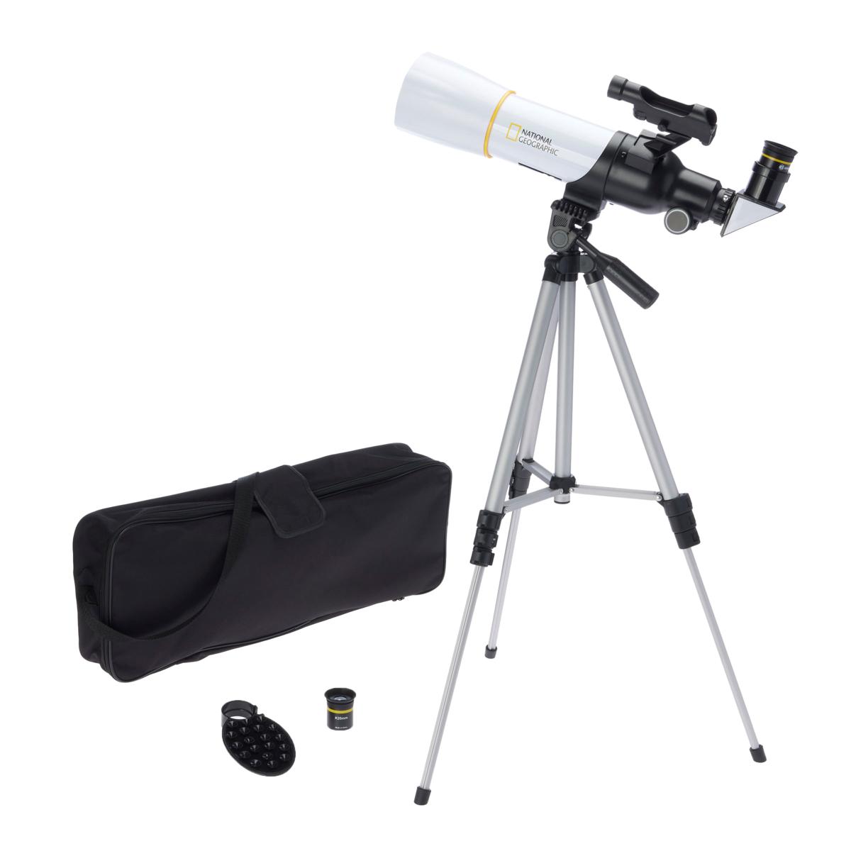 National Geographic 70mm Refractor Telescope w/ Tripod & Accessories