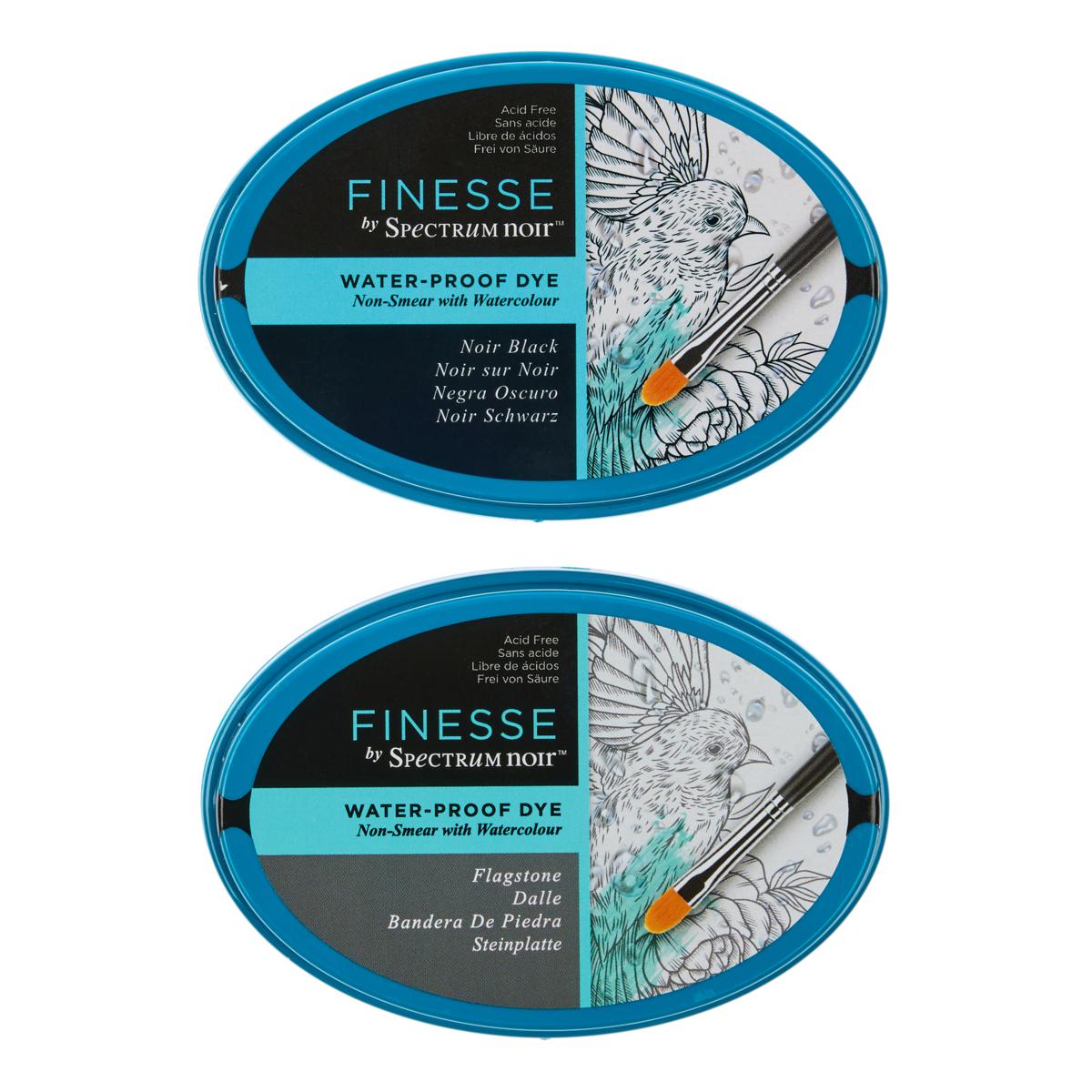 Spectrum Noir Finesse Water Proof Dye Ink Pads Set of 2 21872431 HSN