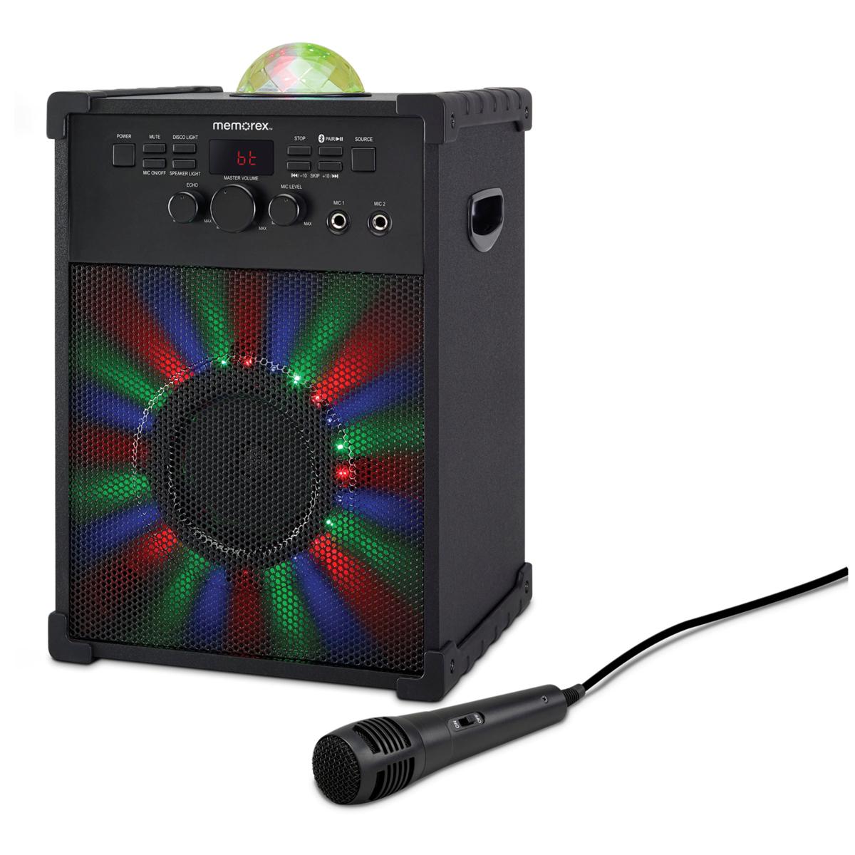 Memorex Bluetooth Karaoke Machine w/Speaker & Microphone 22351055 HSN