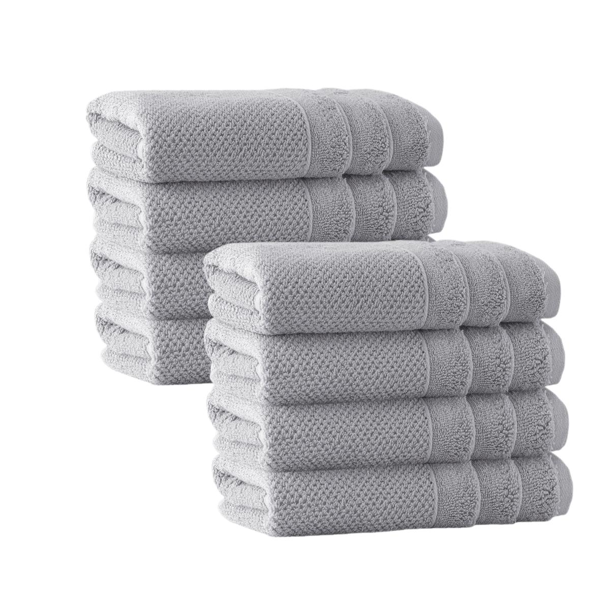 Enchante Home Veta Set of 8 Turkish Cotton Hand Towels 8624937 HSN