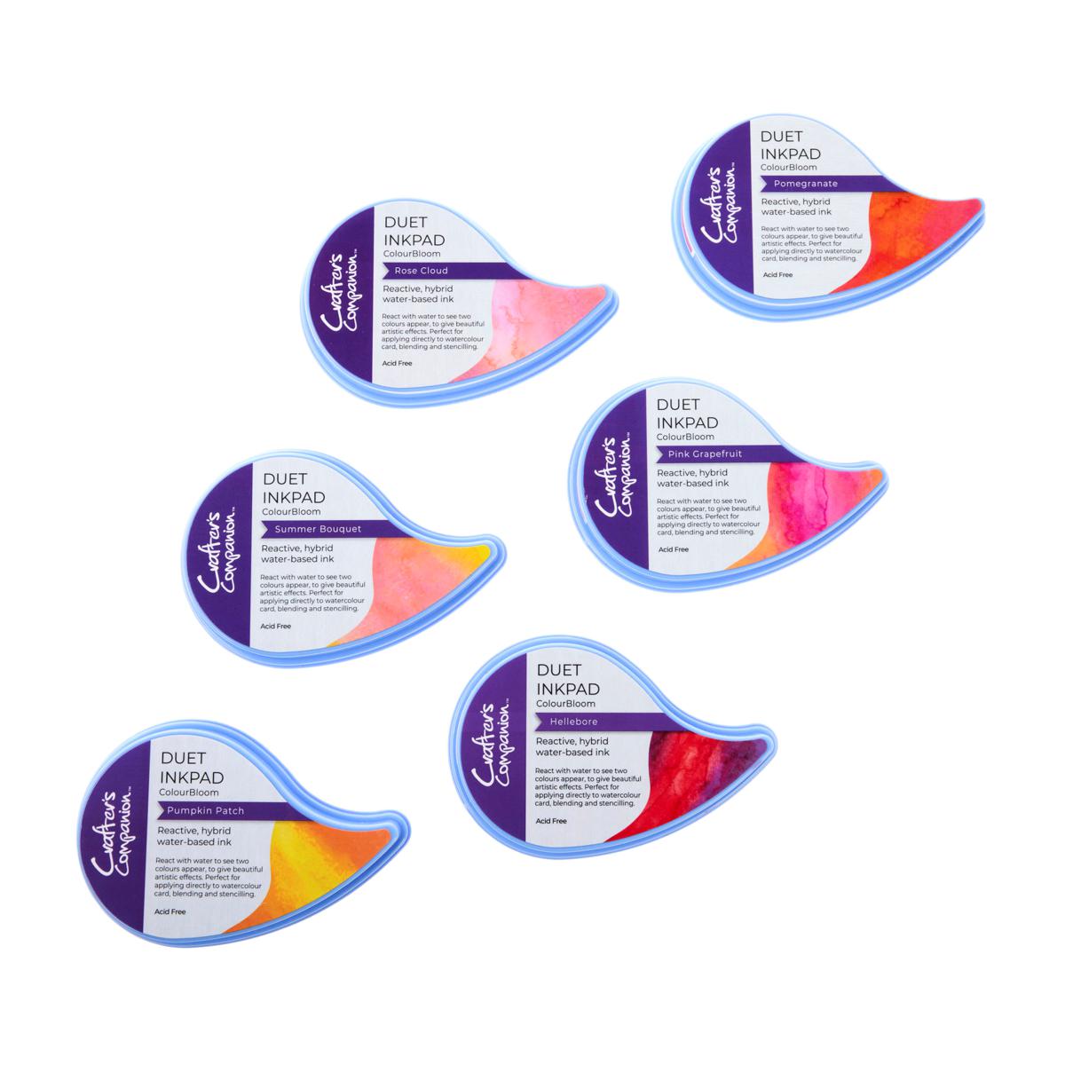 Crafter's Companion Colorbloom Duet Ink Pads 22356486 HSN