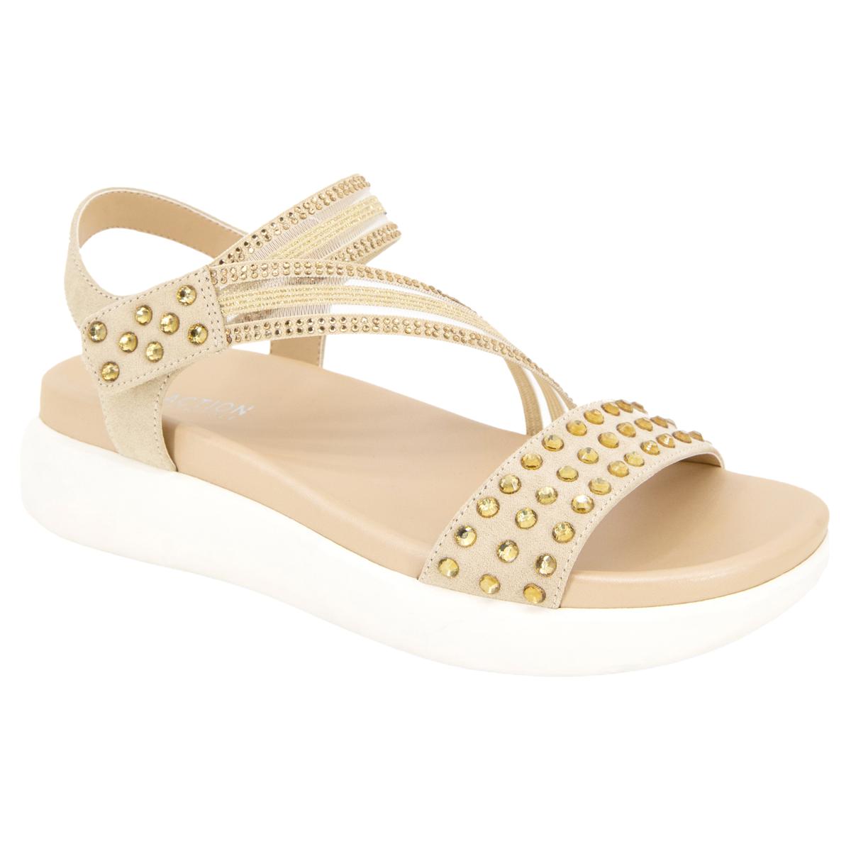 Kenneth Cole Reaction Taryn Jeweled Sport Sandal - 22388261 | HSN