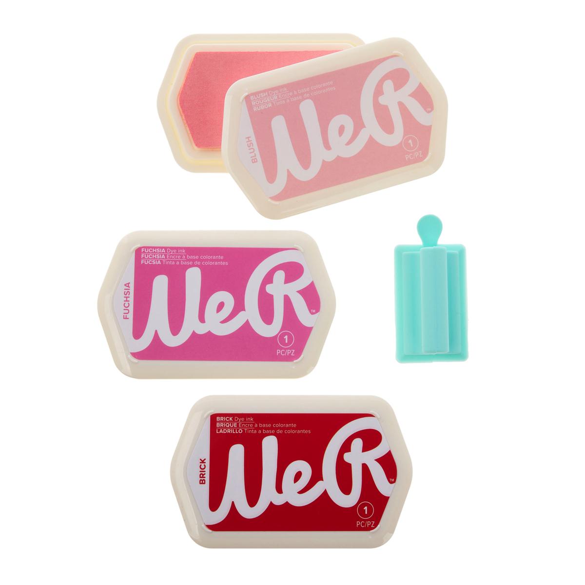 We R Makers 3 Dye Inks and Ink Pad Holder 22650204 HSN