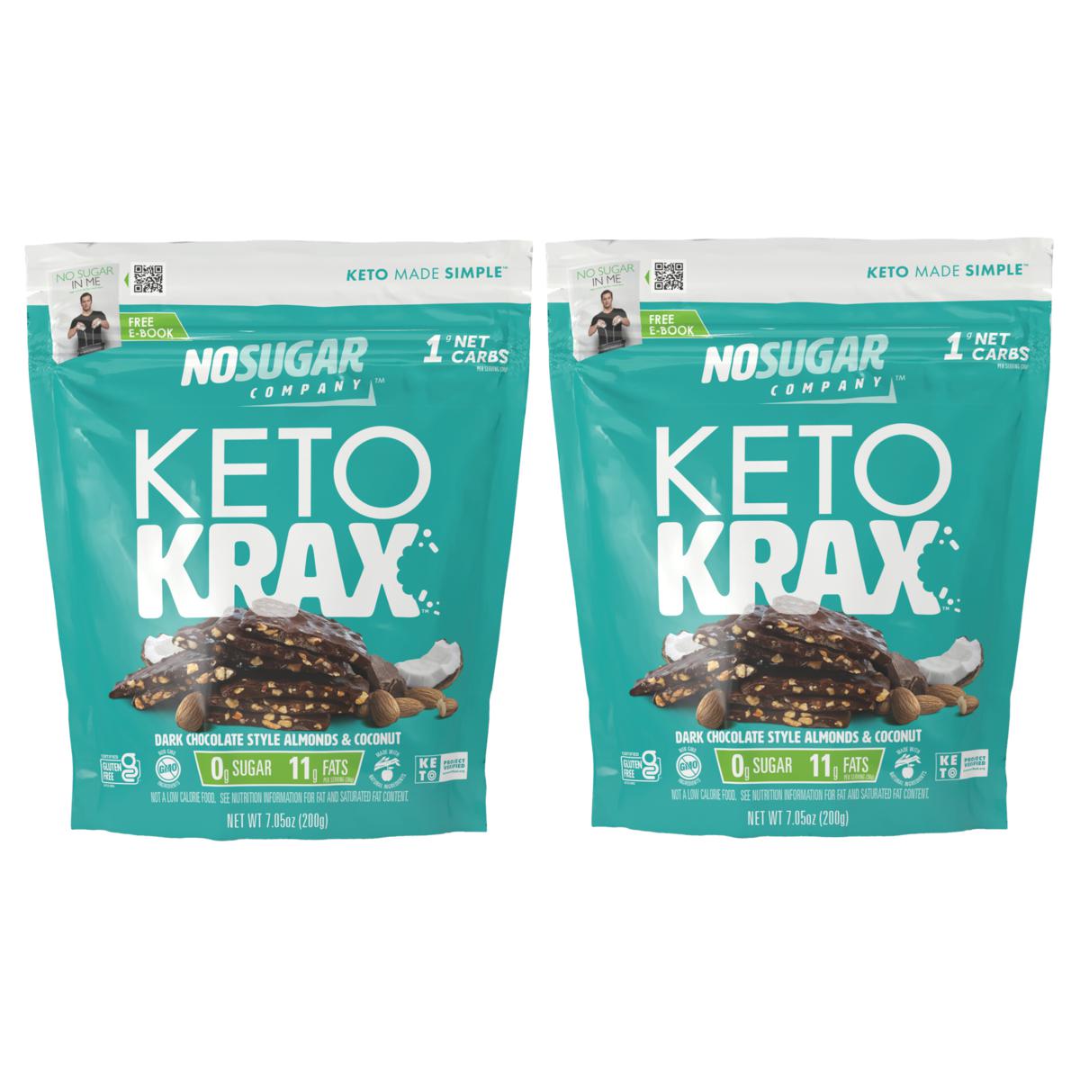 No Sugar Company 2pk Almond Coconut Chocolate Keto Krax 22657175 HSN