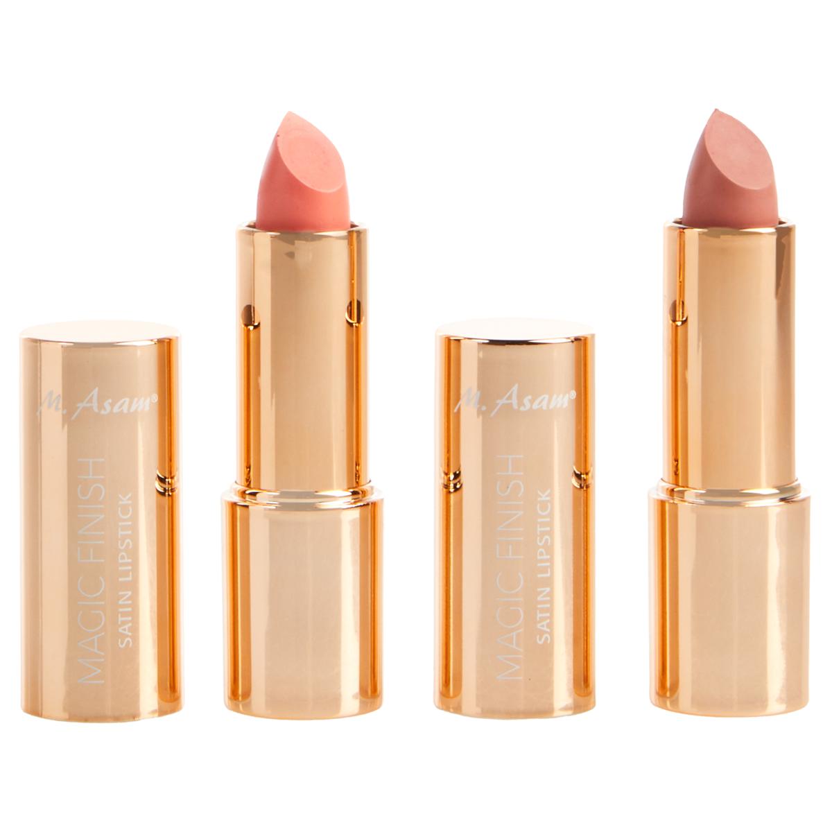 M. Asam Magic Finish Satin Lipstick 2pc Set 10092359 HSN