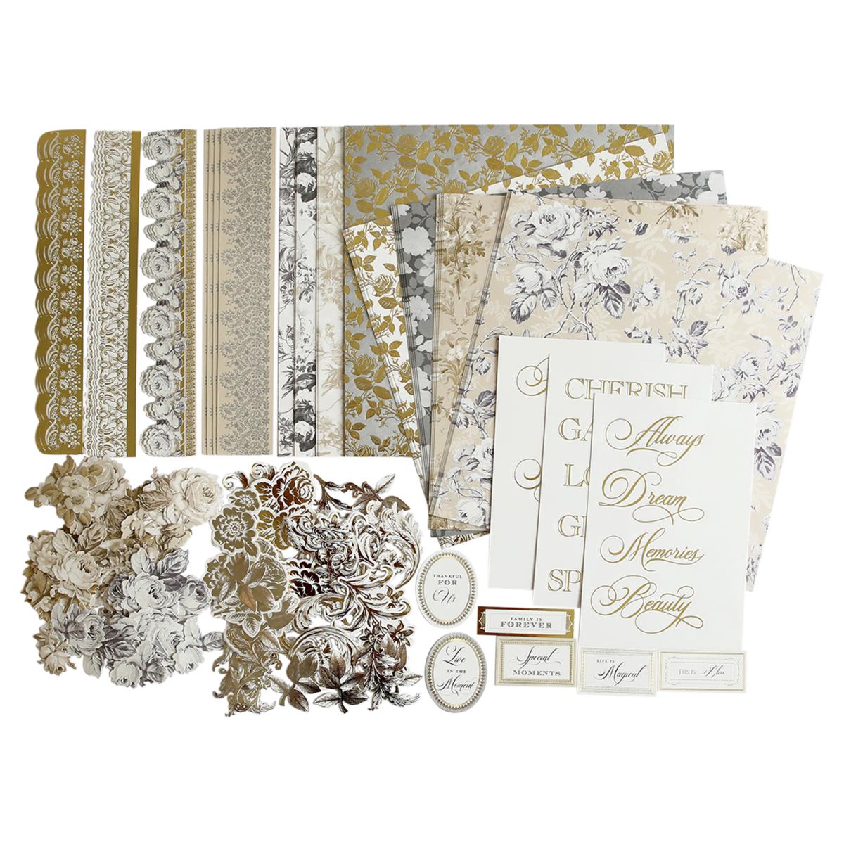 Anna Griffin® Faded Rose Papers and Embellishments - 23251306 | HSN