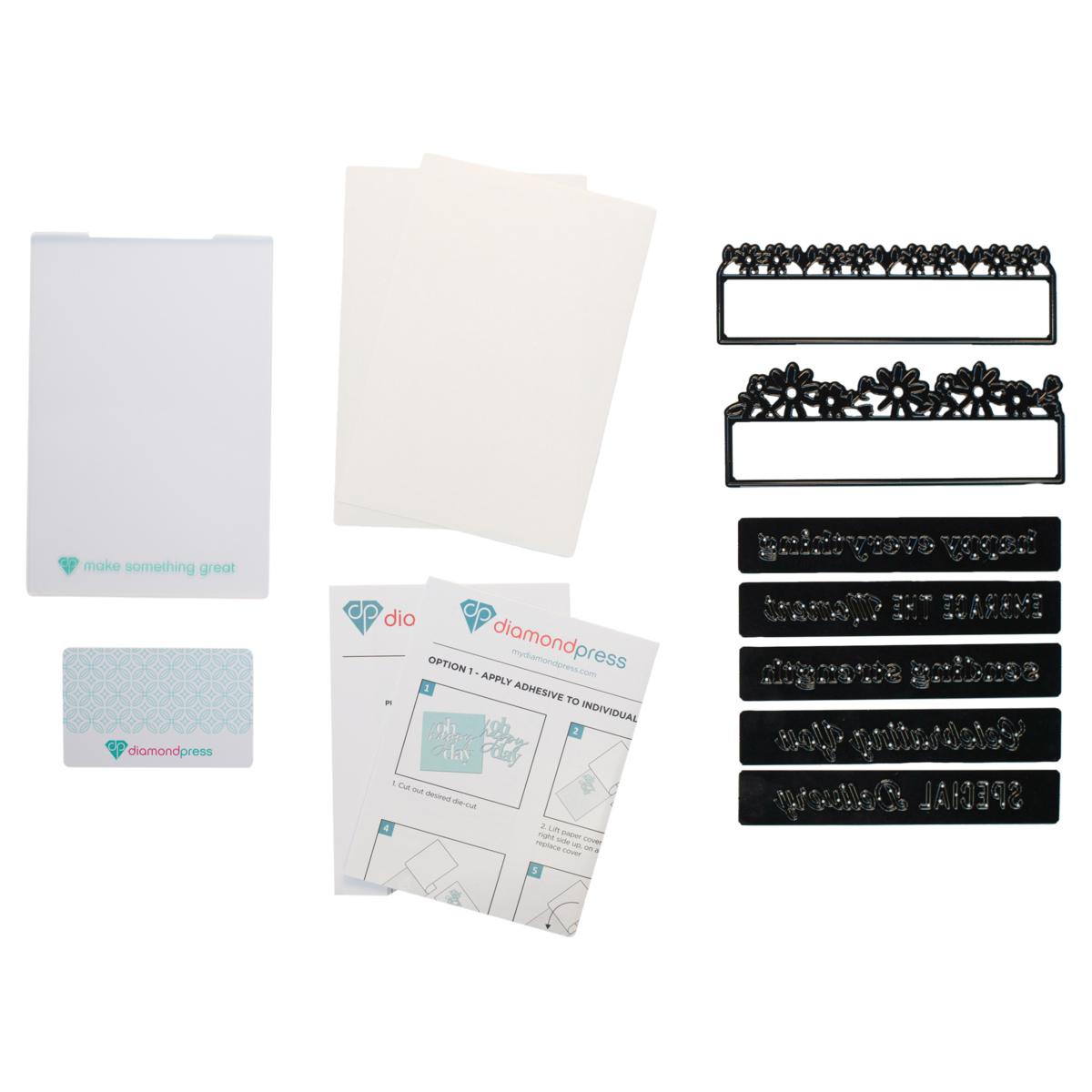 Diamond Press Floral Border Nesting Die Kit | HSN