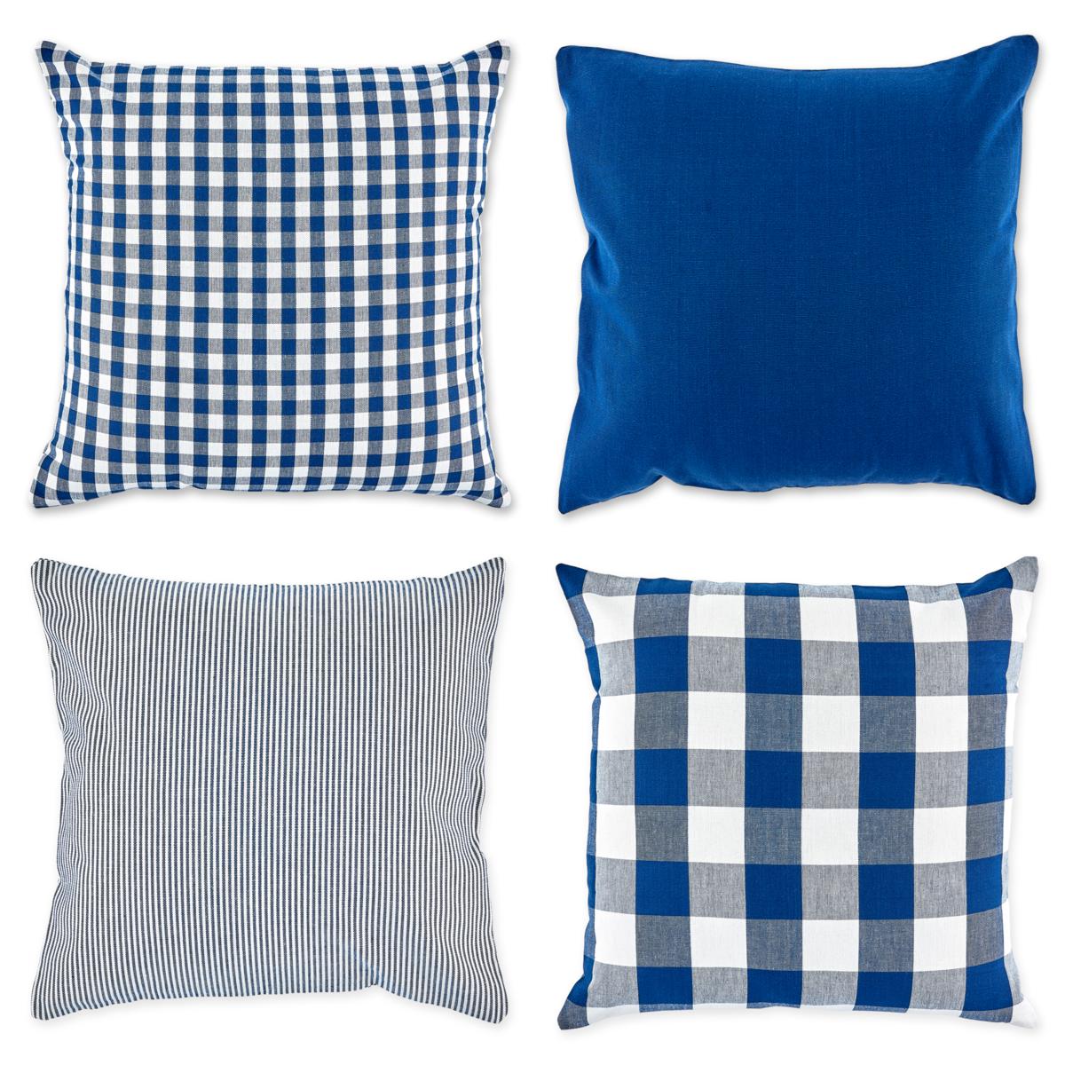 Design Imports Assorted Pillow Covers Set of 4 9436437 HSN