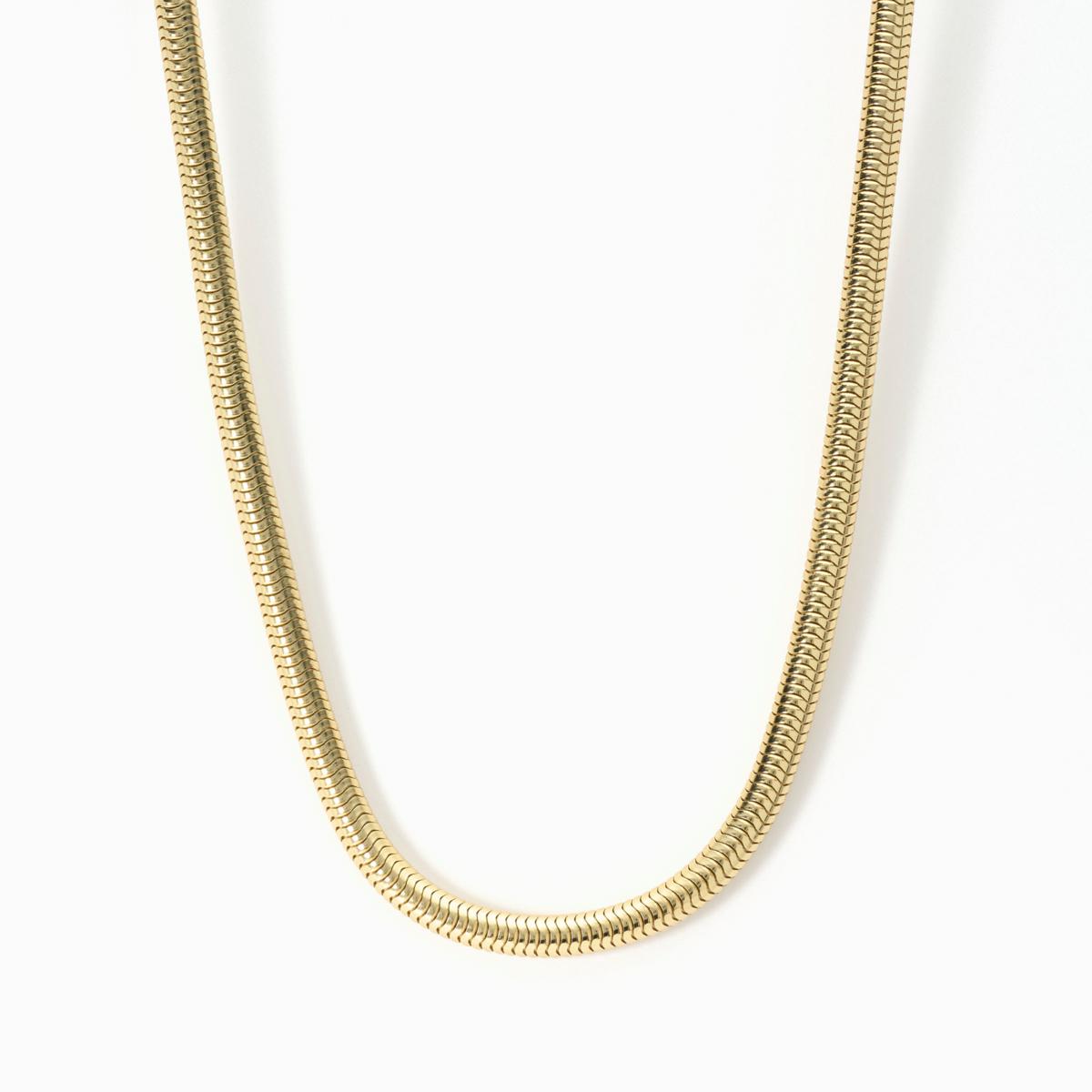 Bellezza Bronze Snake Chain Necklace | HSN