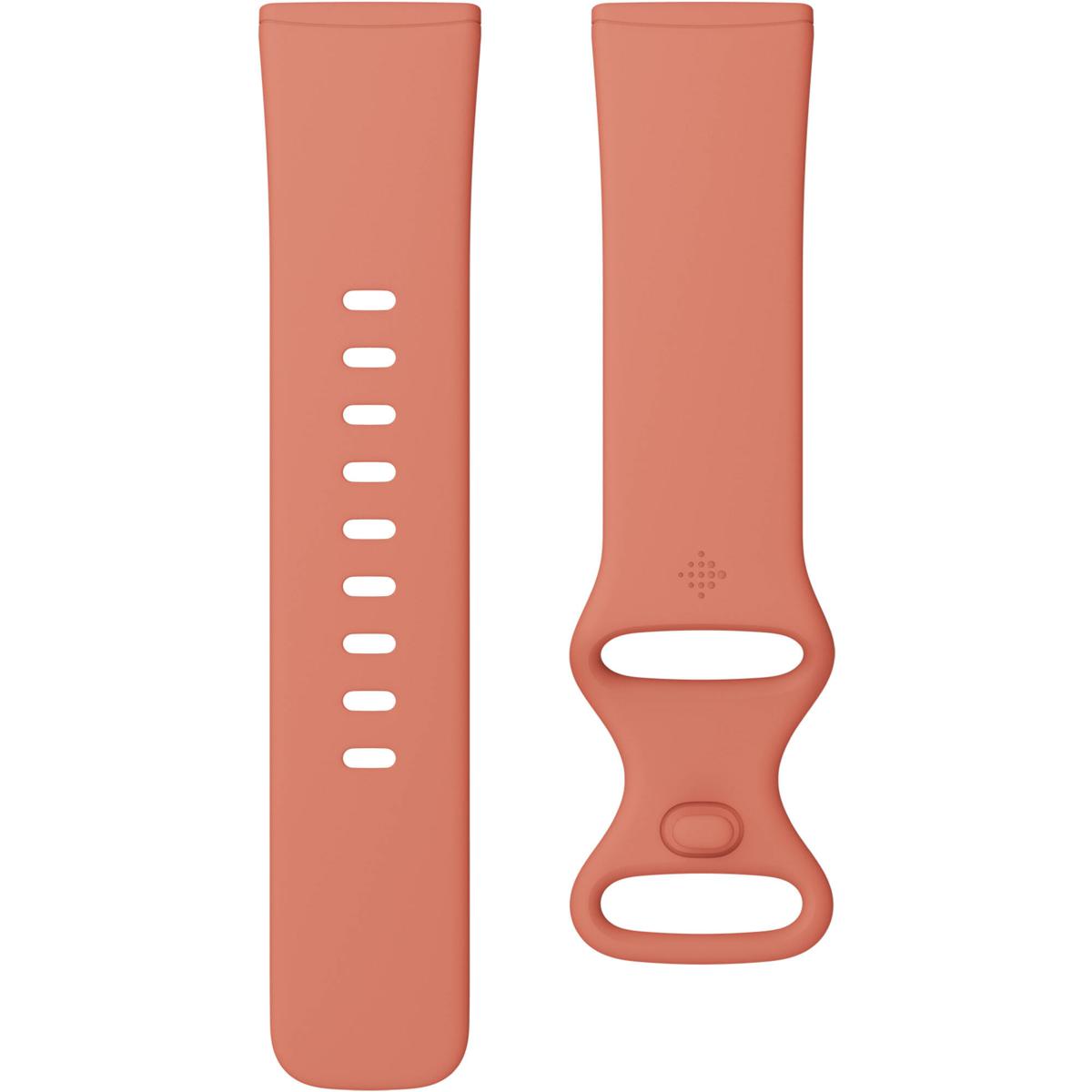 fitbit versa 3 pink clay gold