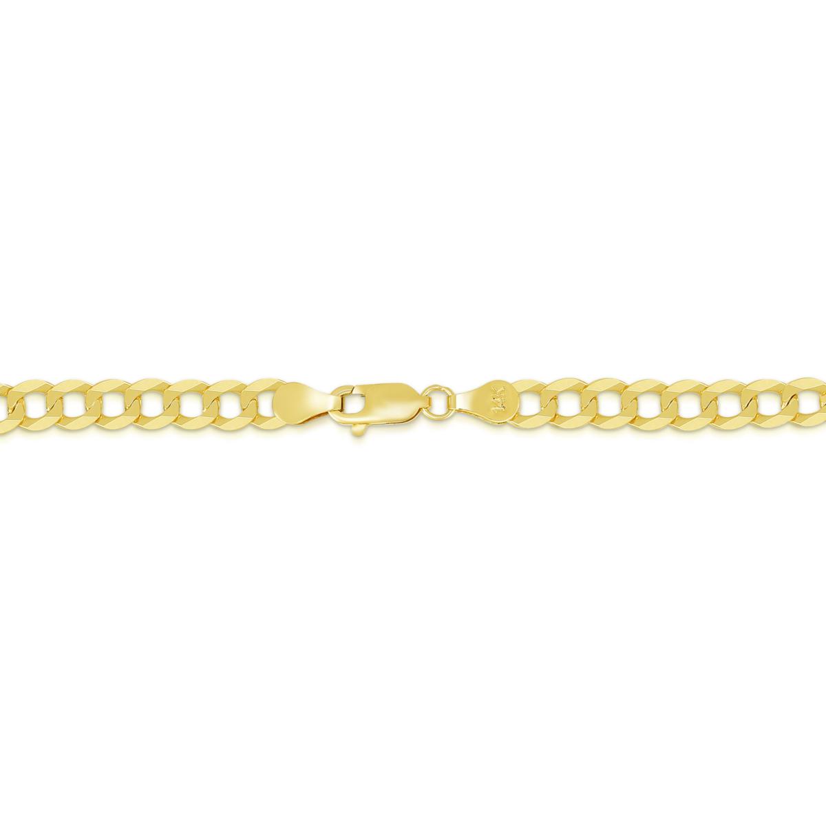 Men's Diamond-Cut Curb Chain Bracelet