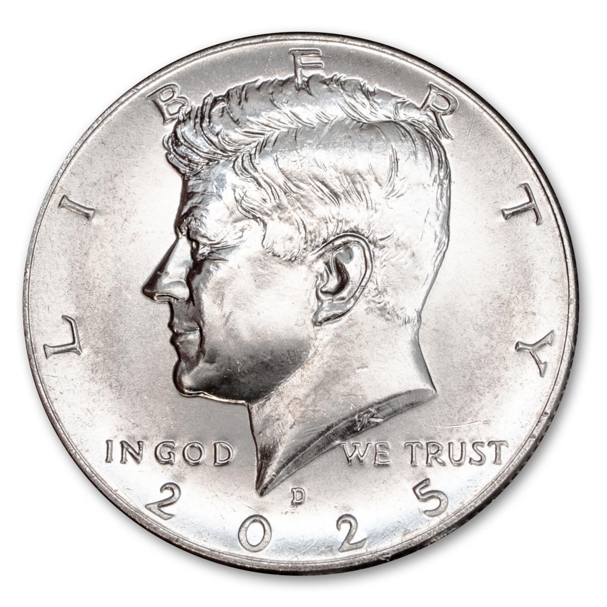 2025 Kennedy & 2026 Liberty Half Dollar Rolls Uncirculated P & D