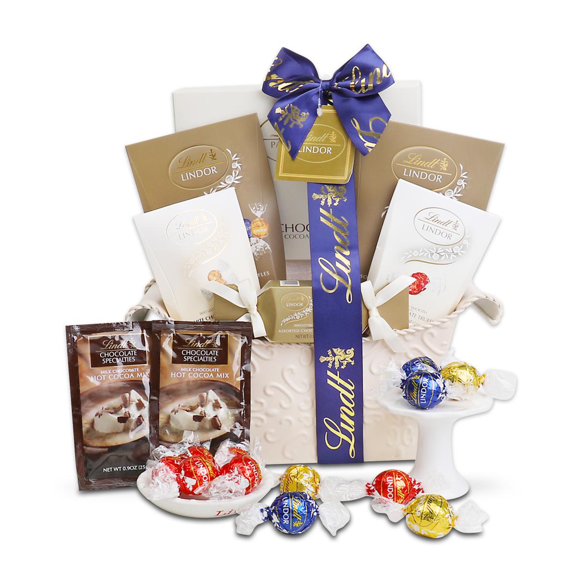Alder Creek Classic Lindt Sampler Gift Basket - 23468511 | HSN