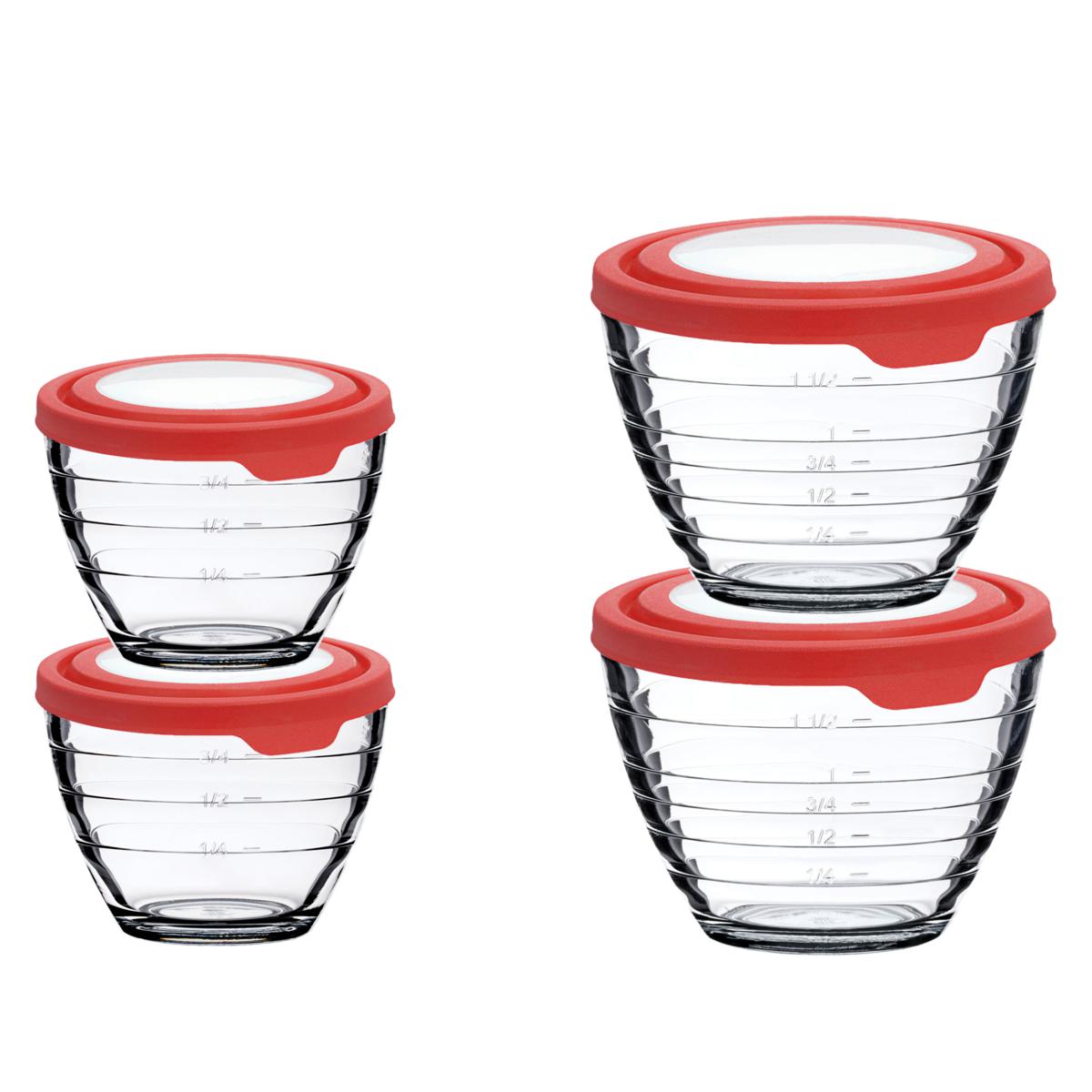 Anchor Hocking 8-piece TrueSeal 4-in-1 Prep & Store Bowl Set