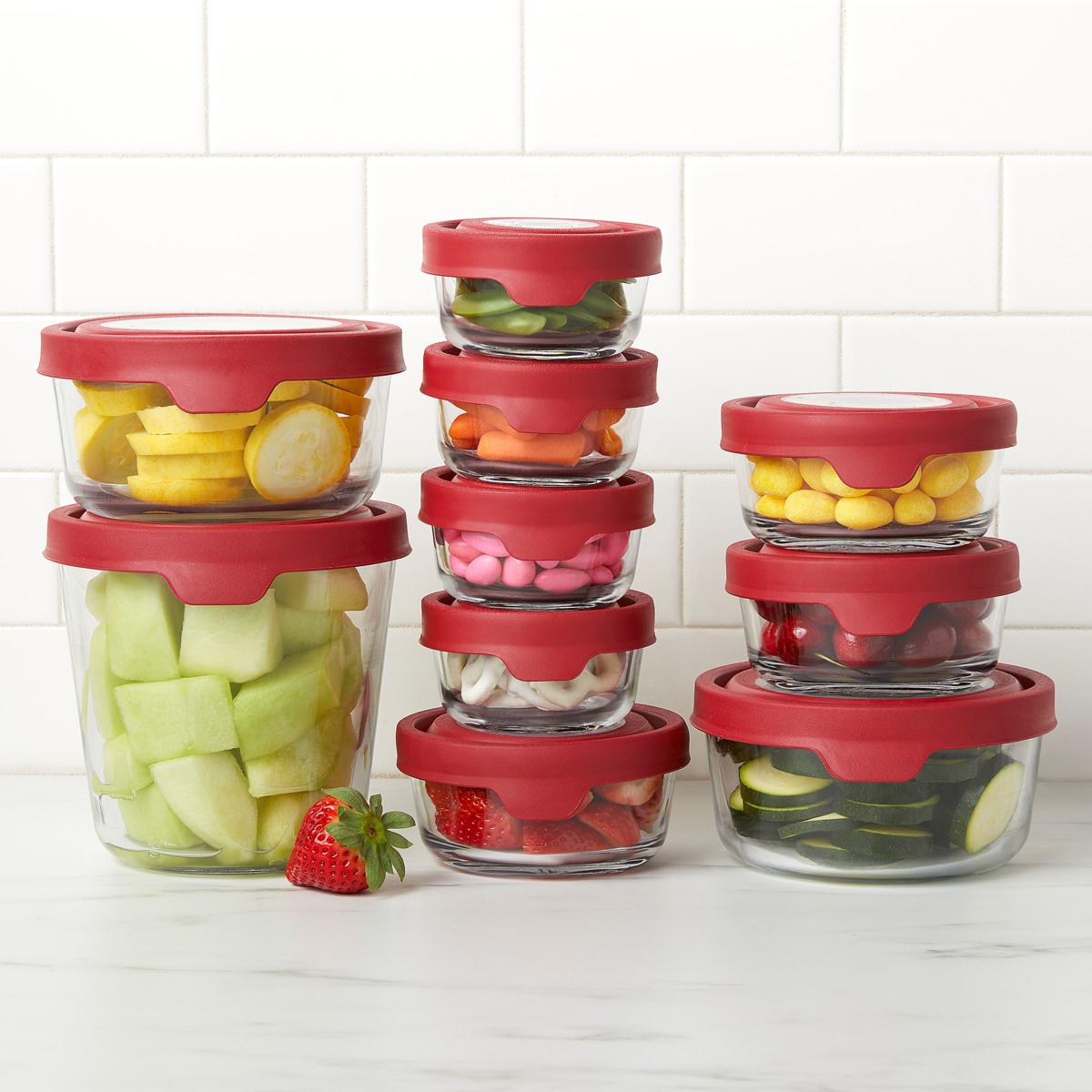 Anchor Hocking TrueSeal 20-piece Leak-Proof Glass Food Storage Set