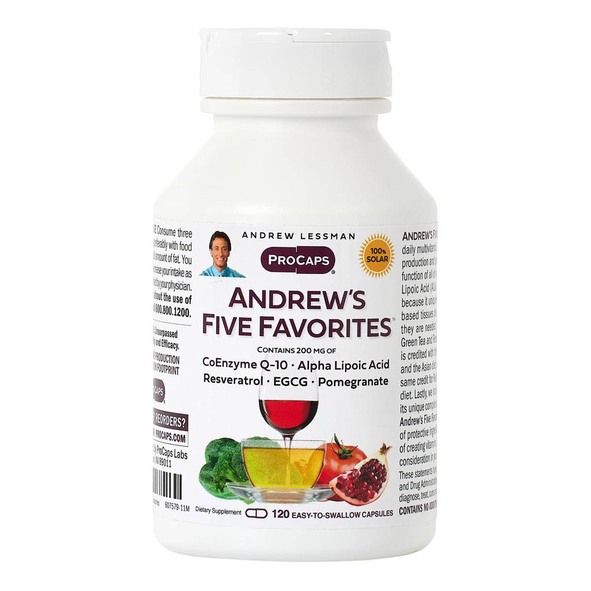 Andrew's 5 Favorites - 120 Capsules