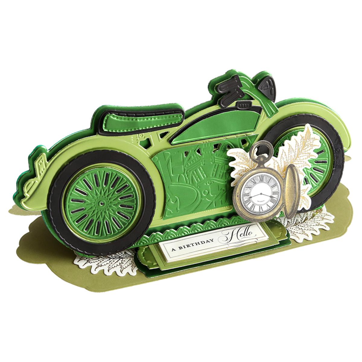 Anna Griffin® Vintage Motorbike Easel Die Set | HSN