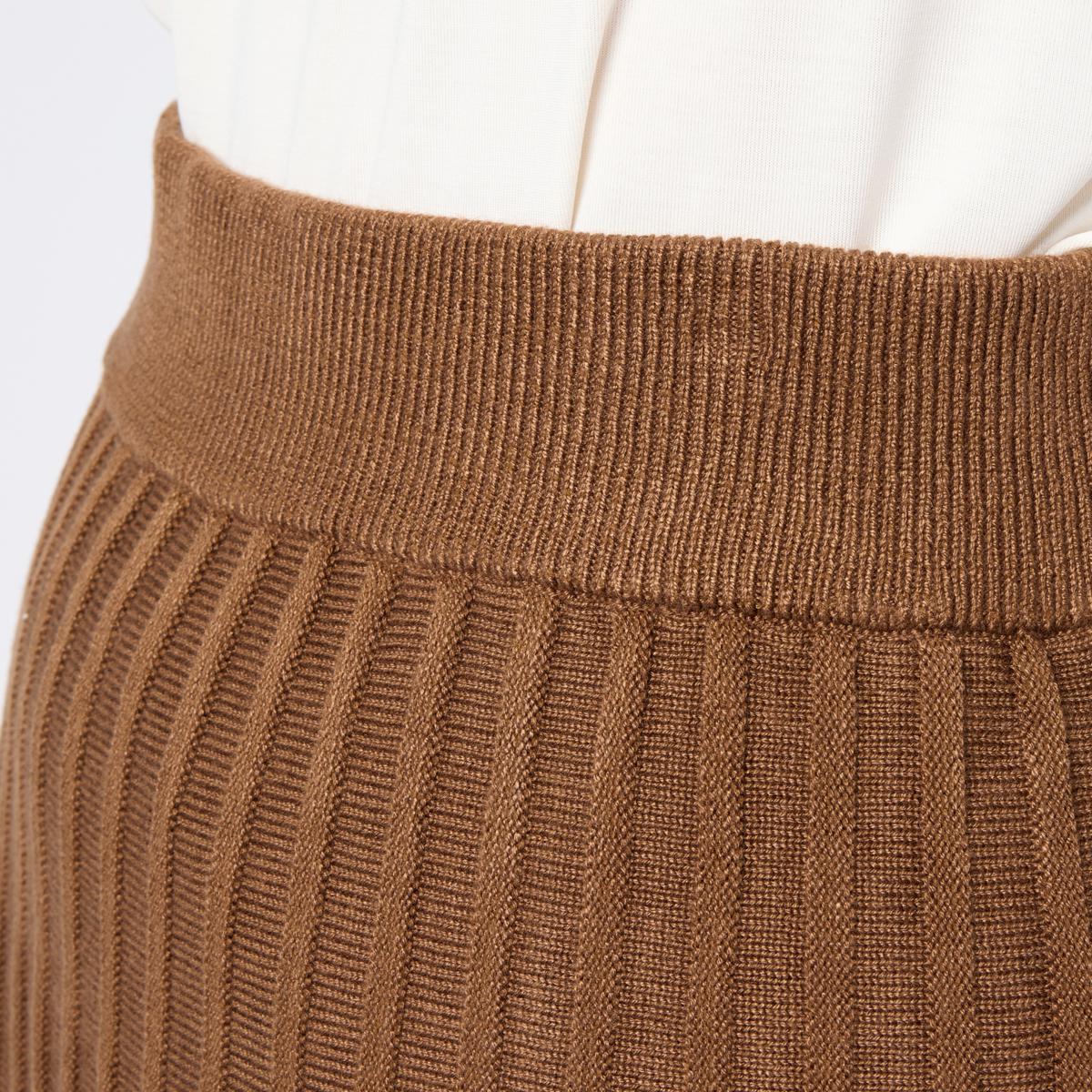 Antthony Pleated Sweater Knit Midi Skirt | HSN