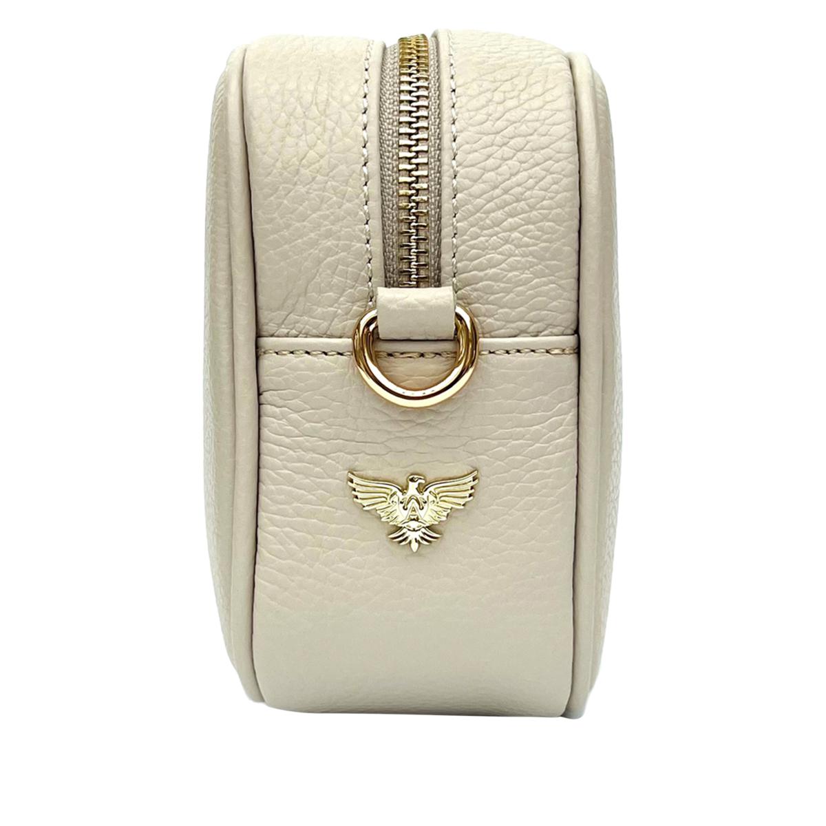 White Leather Crossbody Bag - Apatchy London