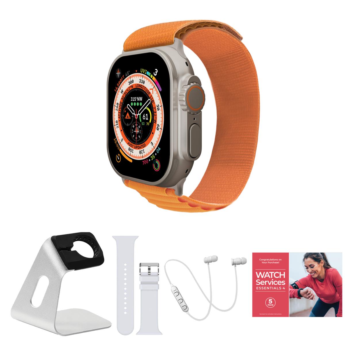 Apple Watch Ultra 49mm GPS + Cellular Medium Alpline Loop Bundle | HSN