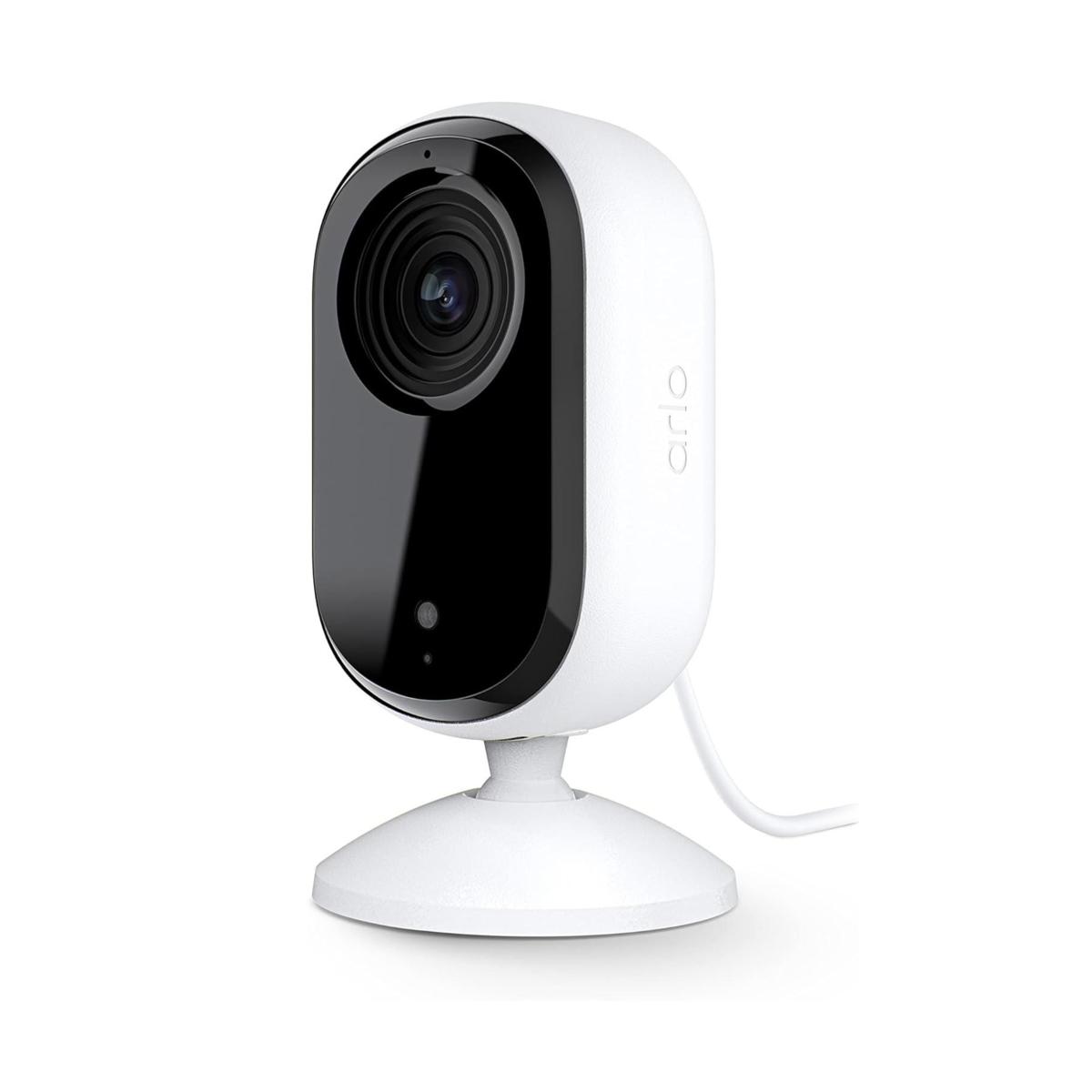 Arlo Essential 1-Camera Indoor Wired 2K Security Camera 2nd Gen- White