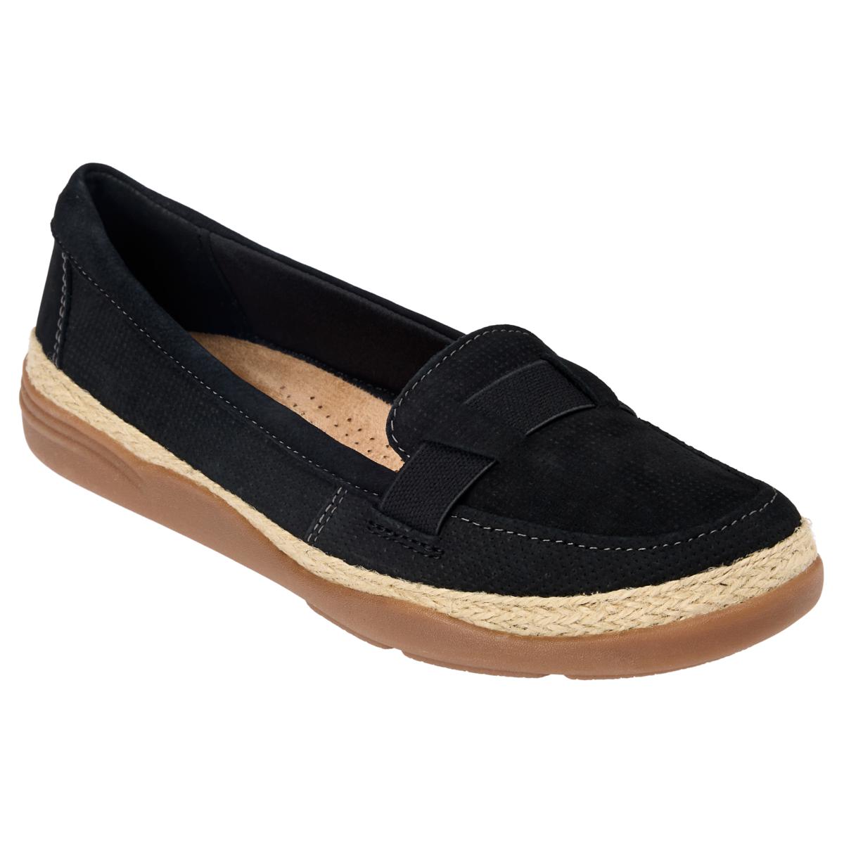 "As Is" Clarks Collection Elaina Echo Heritage Casual Leather Slip-...