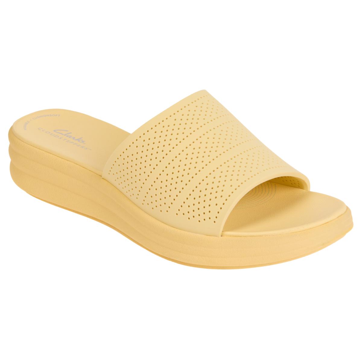Clarks slides Amazon.com | Clarks Womens Laurie Ann Bella Leather Slide  main image 2