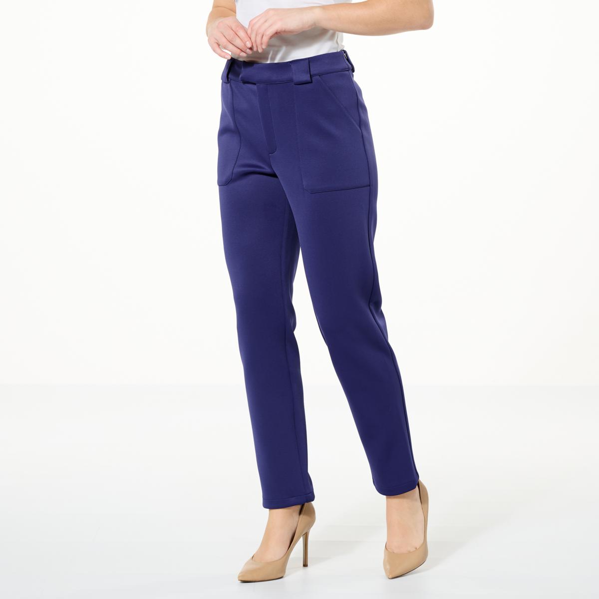 "As Is" G by Giuliana Black Label Scuba Knit Trouser Pant