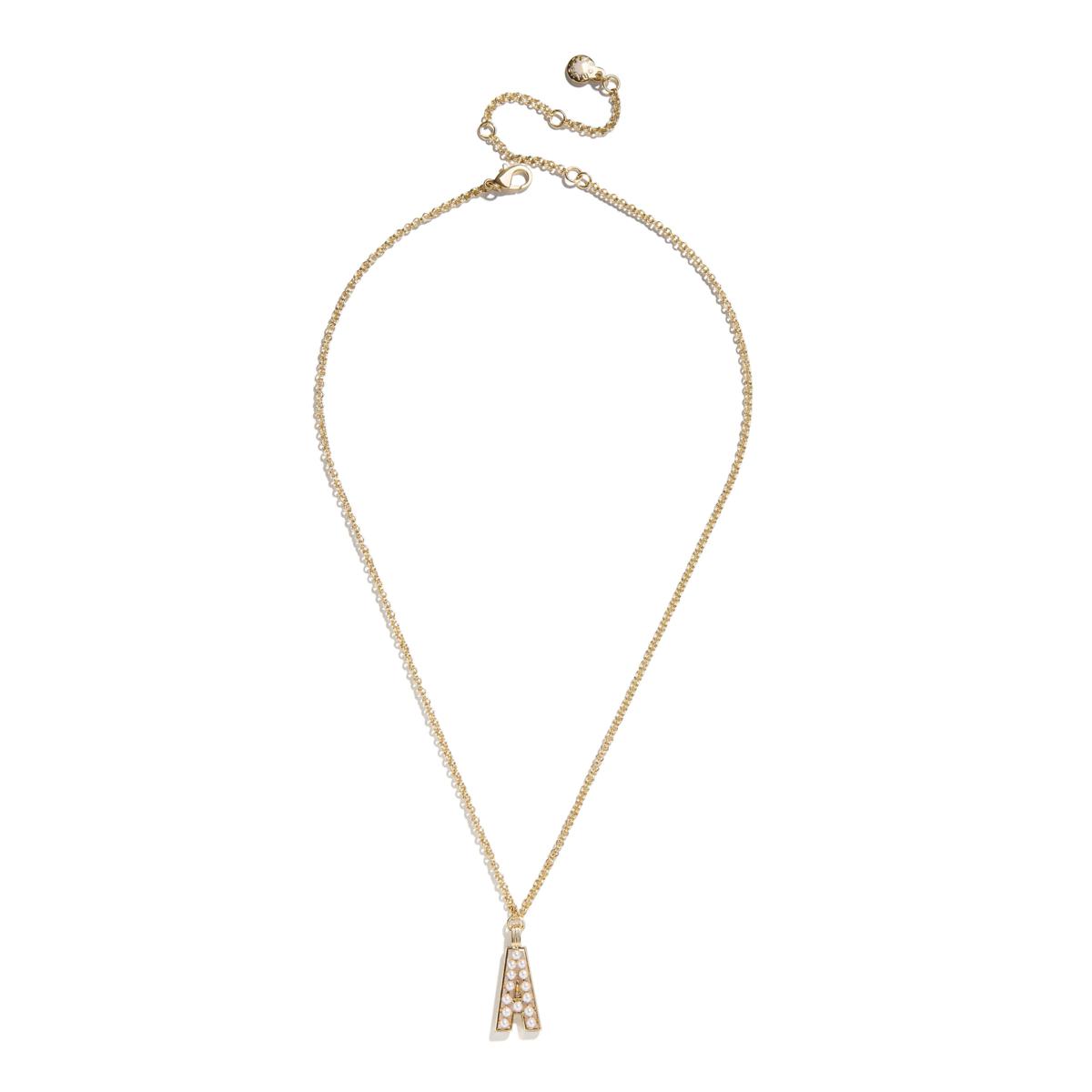 Baublebar pearl initial necklace sales
