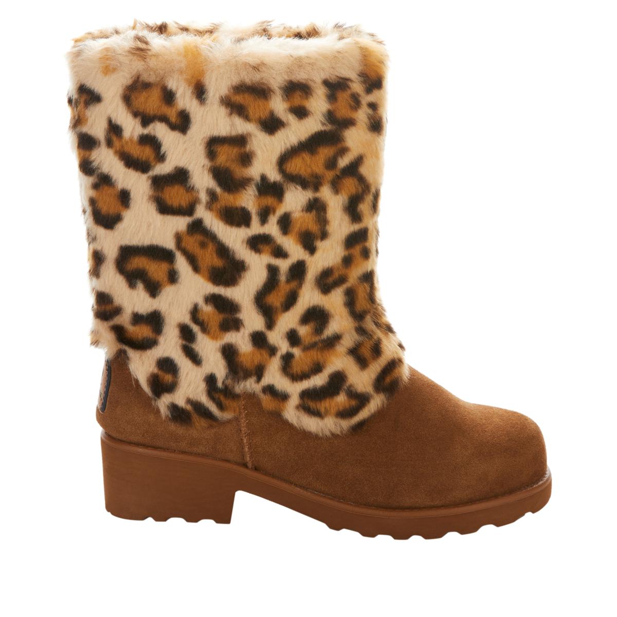 Bearpaw hot sale leopard boots