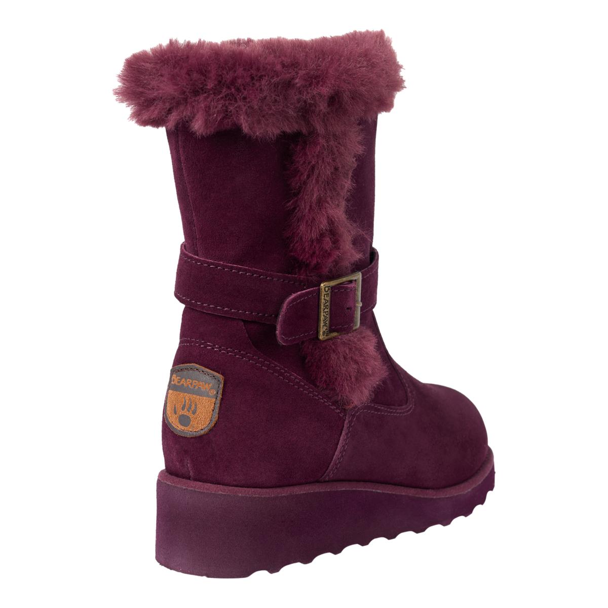 Bearpaw boots burgundy hotsell