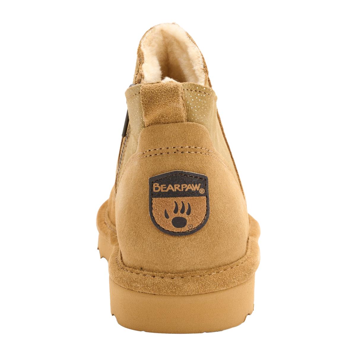 BEARPAW® Twila Casual Suede Short Boot with Rain Stain Repellent