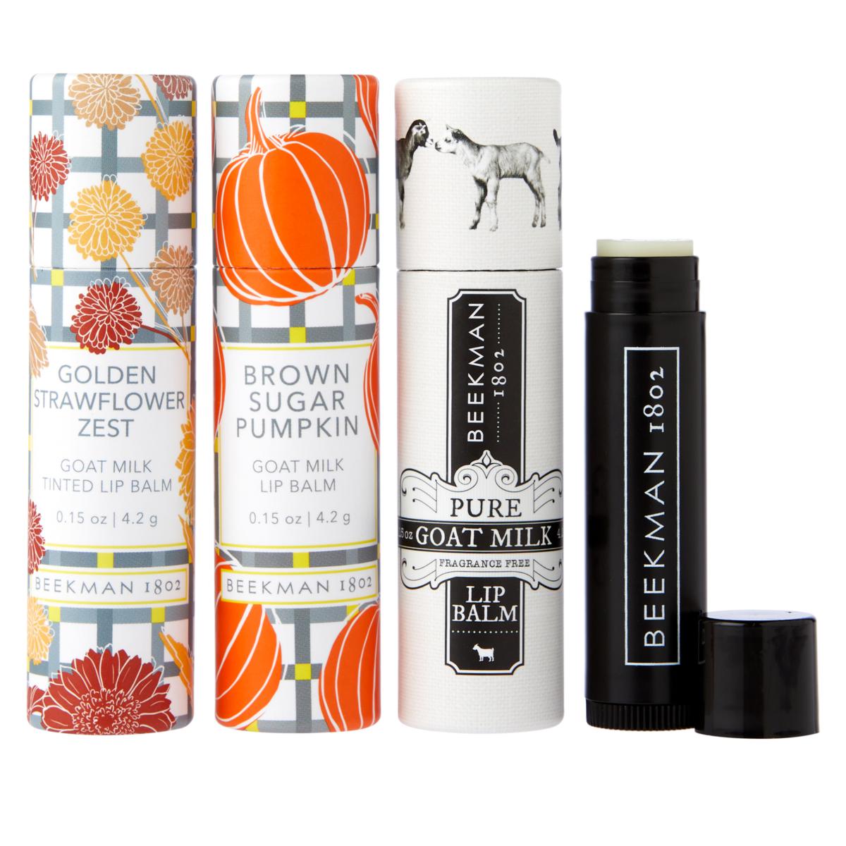 beekman lip balm set