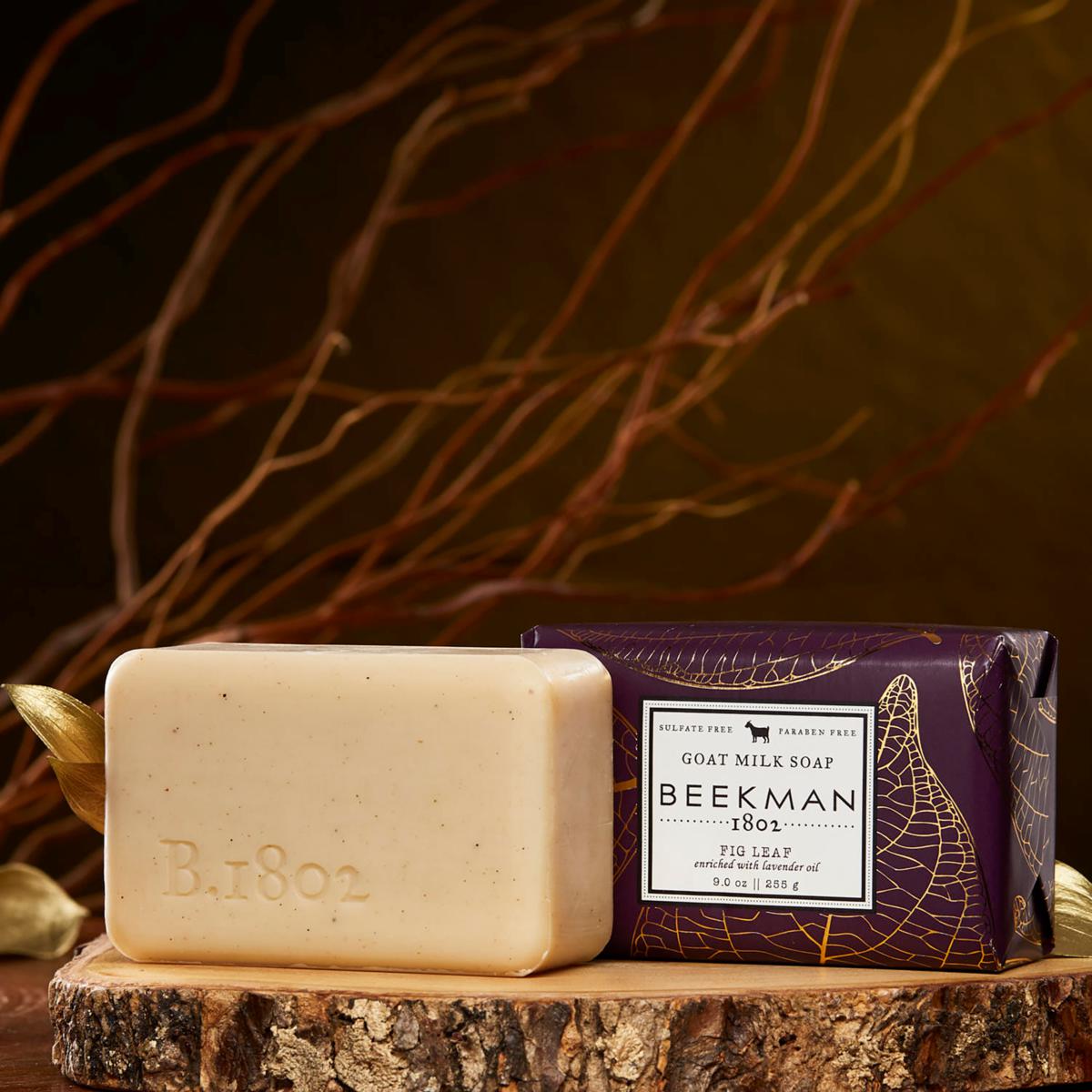 Beekman 1802 Fig Leaf Goat Milk Bar Soap 9oz