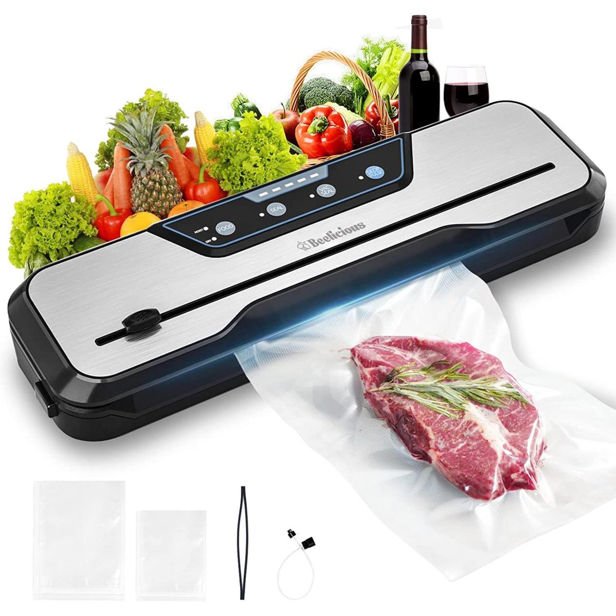 Beelicious VS6612 8 In 1 Vacuum Sealer Machine 20727105 HSN