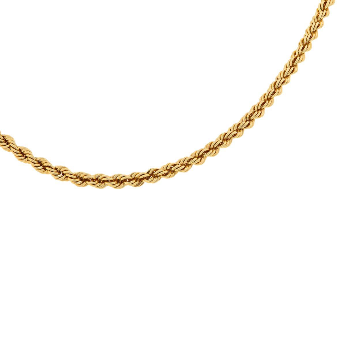 diamond rope chain necklace