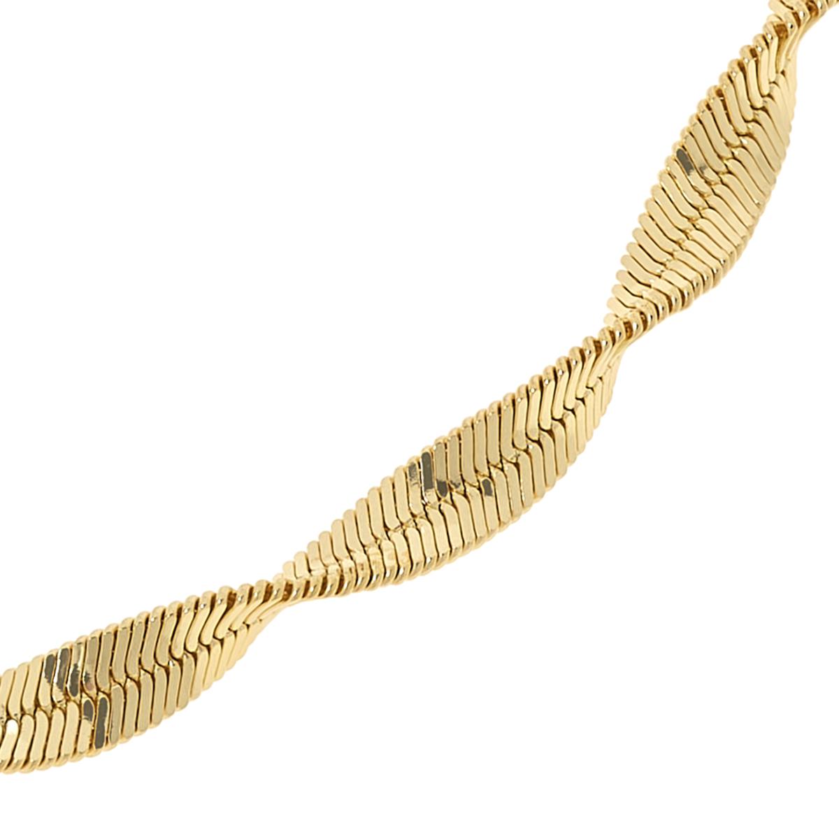 Bellezza 24 Bronze Sparkle Chain Necklace