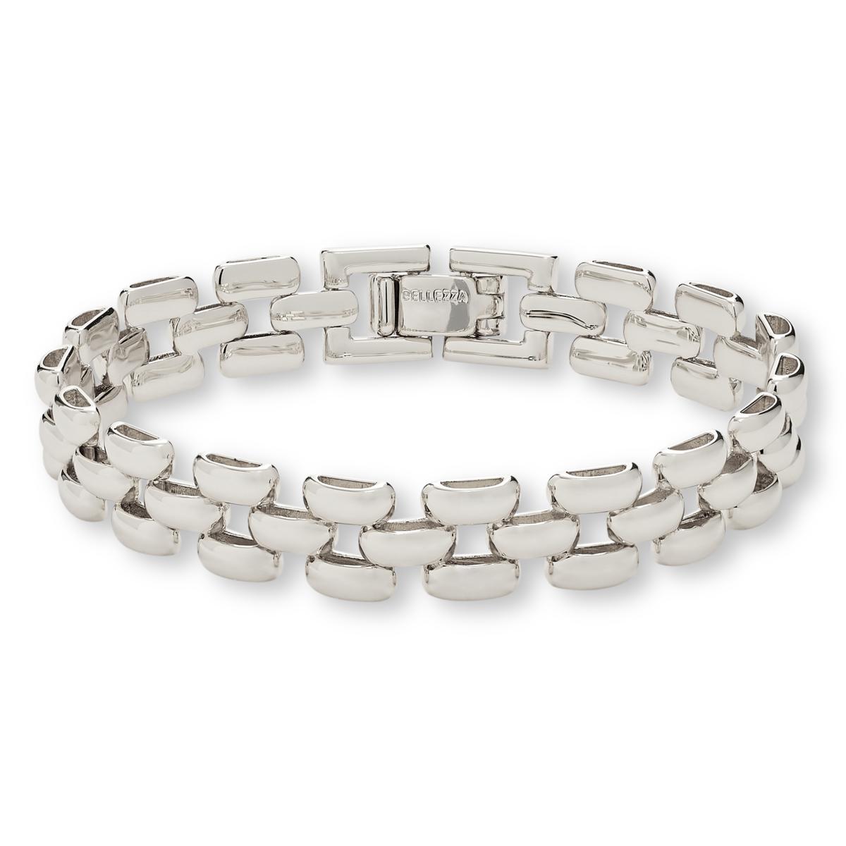 Bellezza Bronze 3-Row Panther Link Bracelet | HSN